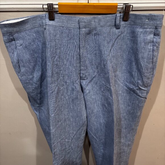 Jos. A. Bank Slim fit Linen Suit Separates Pants Lt: blue SZ: 42/32 - Picture 2 of 10